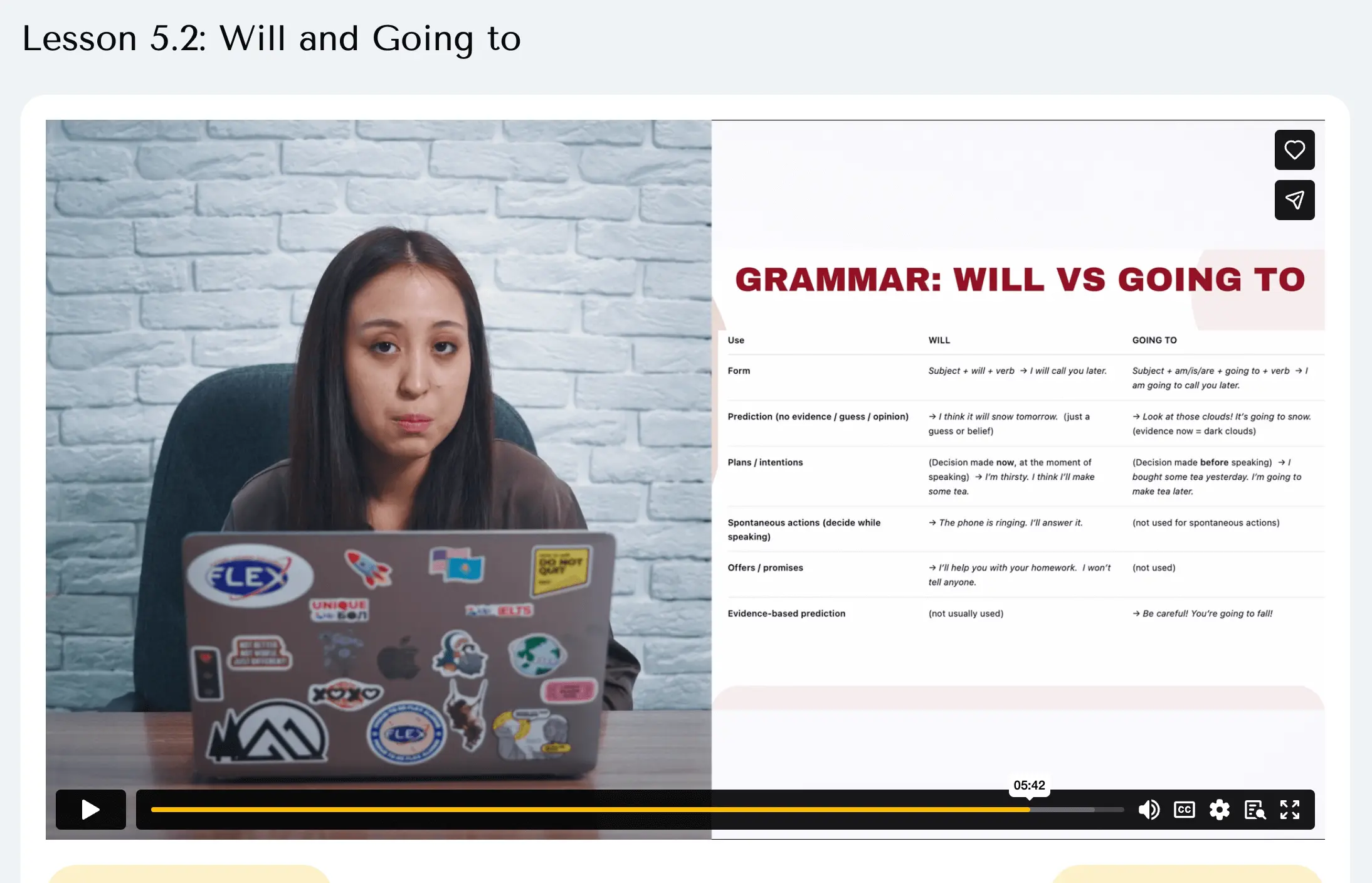 Преподаватель объясняет задание по английскому